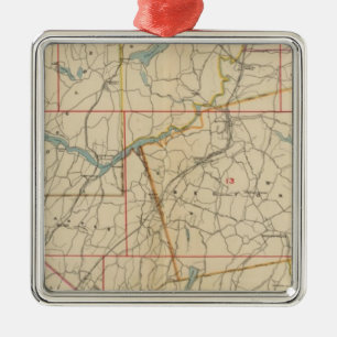 Westchester County, New York 2 Julgransprydnad Metall