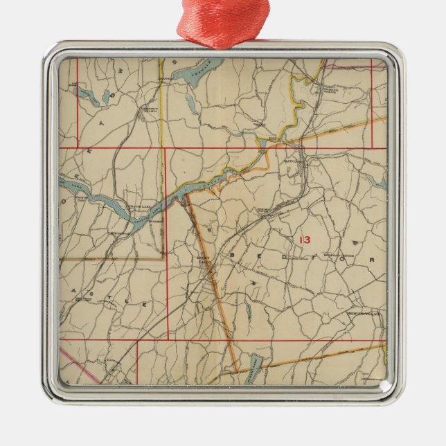 Westchester County, New York 2 Julgransprydnad Metall (Framsidan)