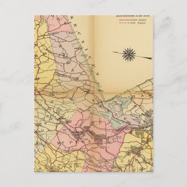 Westchester, New York Vykort (Framsida)