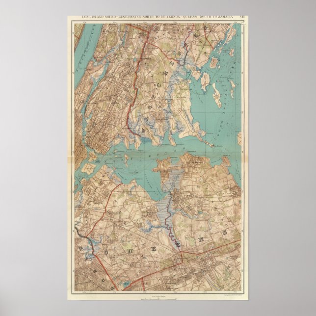 Westchester och Queens Poster (Framsidan)