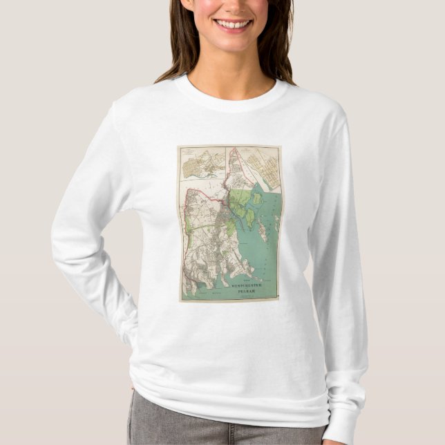 Westchester Pelham städer Tee (Framsida)