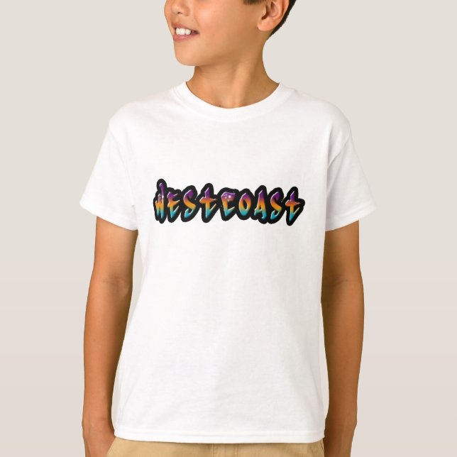Westcoast Graffiti Tee Shirt (Framsida)