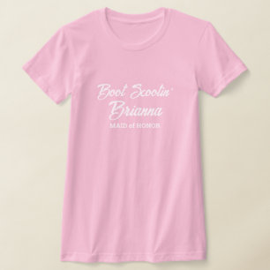 Westen Bridesmaid Boot Scootin' T Shirt