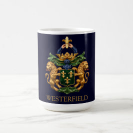 Westerfield Holländska Familjens Vapen. Kaffemugg