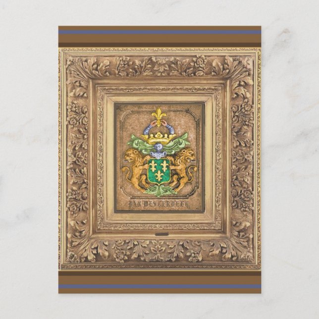 Westerfield holländska familjevapen. vykort (Framsida)