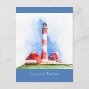 Westerhever anpassade Hälsning vykort