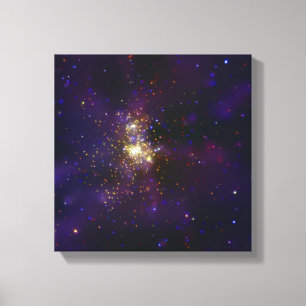 Westerlund 2, en ung stjärna samla i en klunga canvastryck