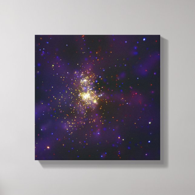 Westerlund 2, ett ungstjärnkluster canvastryck (Framsida)