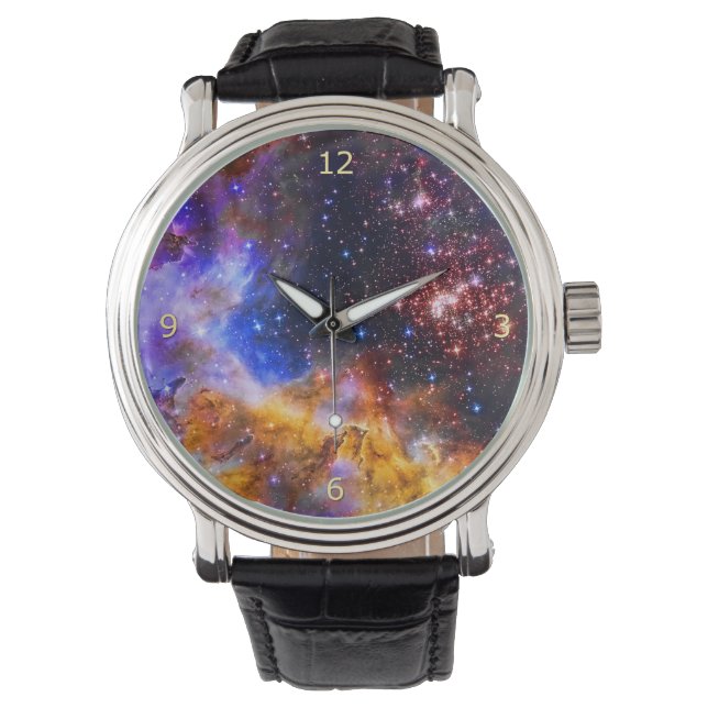 Westerlund 2 i Carina Constellation Space Bild Armbandsur (Framsida)