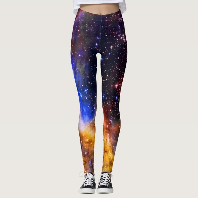 Westerlund 2 i Carina Constellation Space Bild Leggings (Framsida)