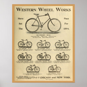 Western 1894 rullar affischen för poster