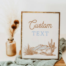 western 8 x 10-Anpassningsbars signatur