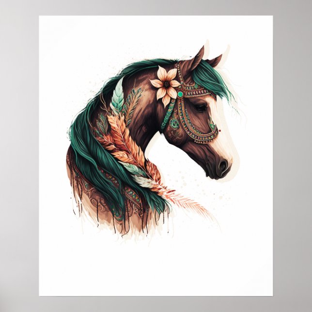Western abstrakt konst poster (Framsidan)
