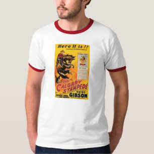 Western affisch dyftGibson 1925 för tyst film T-shirt