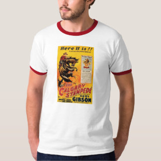 Western affisch dyftGibson 1925 för tyst film T-shirt