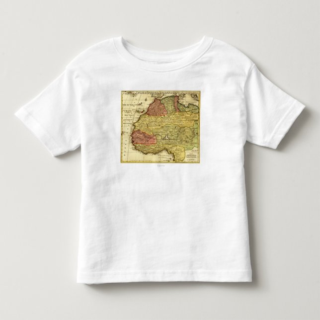 Western AfricaPanoramic MapWestern afrika 2 T-shirt (Framsida)