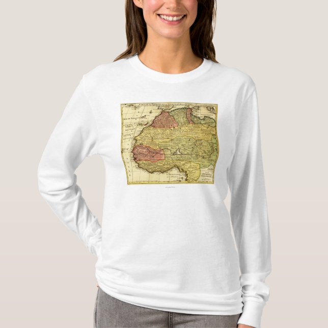 Western AfricaPanoramic MapWestern afrika 2 T Shirt (Framsida)
