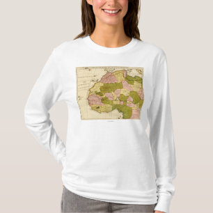 Western AfricaPanoramic MapWestern afrika 3 T Shirt