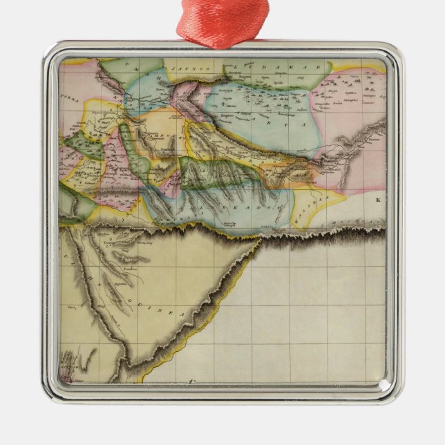 Western afrika julgransprydnad metall (Framsidan)