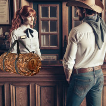 Western Anpassningsbar för utskrift av läder