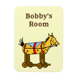 Western Anpassningsbar Leksak Horse Premium Magnet