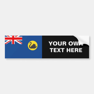 Western Australien flagga Bildekal