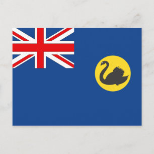 Western australisk Flagga Vykort