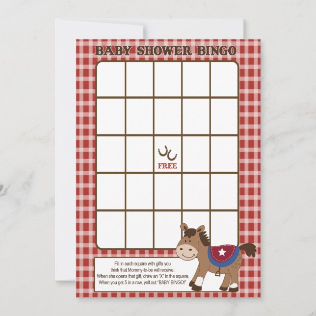 Western babystövel för  hästar Bingo (Framsida)