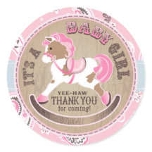 Western babystövel i Cowgirl Rocking Horse