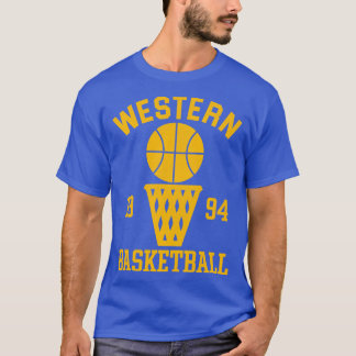 Western basketbollträning, blå Chip, topp T Shirt