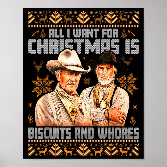 Western Biscuits And S Christmas Ugly  Poster (Framsidan)