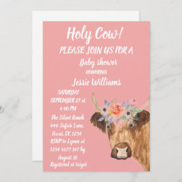 Western Blommigt för den  kugghammen Land Flicka Inbjudningar