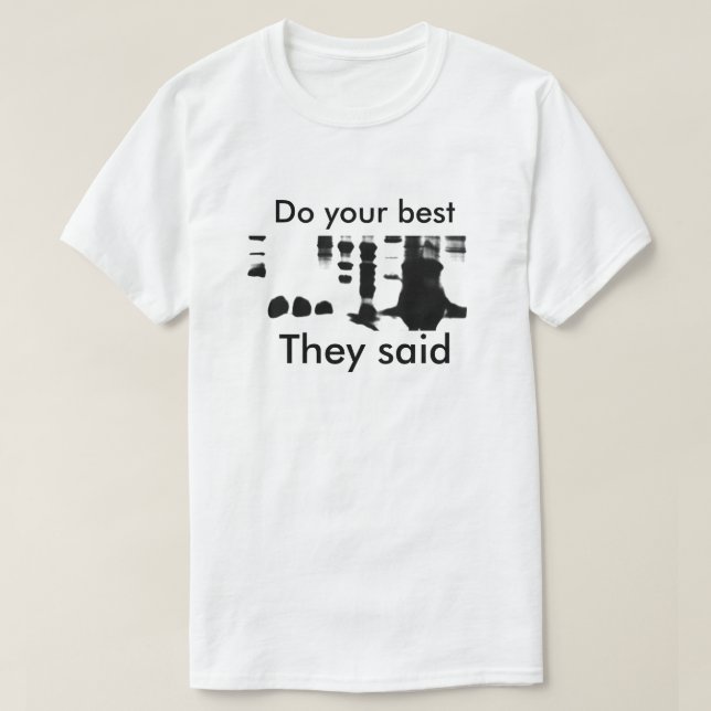 Western Blot Fail T Shirt (Design framsida)