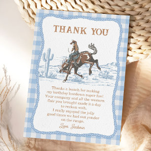 Western Blue Boys Rodeo Cowboy Tack Kort