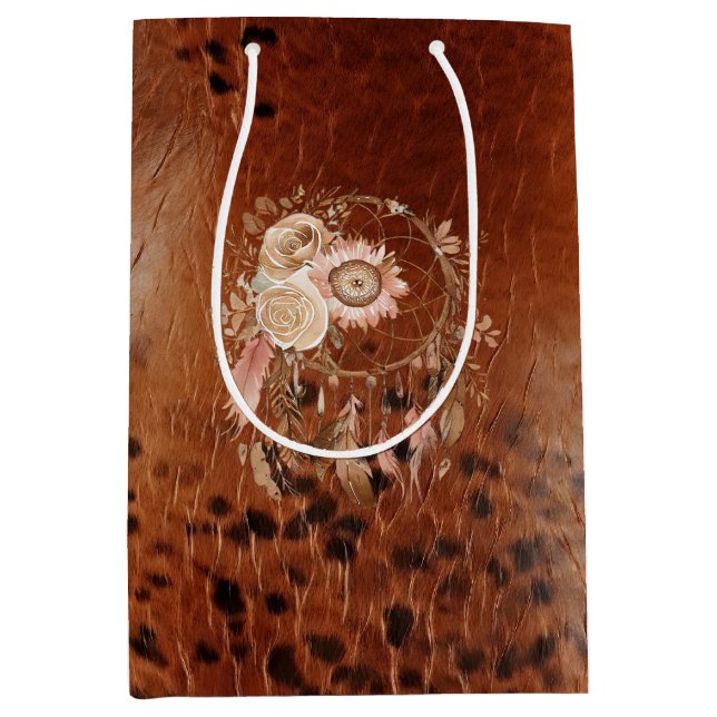 Western Blue Pink Floral Dream Catcher  Birthday (Framsidan)
