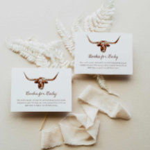 Western Boy Baby Shower Bokar för Baby