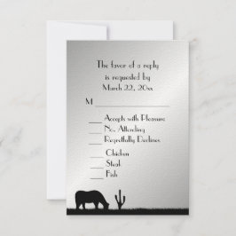 Western Bröllop OSA Kort