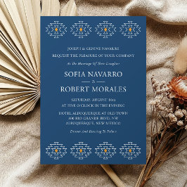 Western bröllopsinbjudan med formell formulering inbjudningar