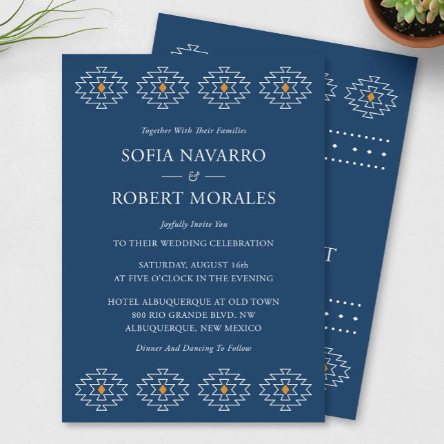Western bröllopsinbjudan, Rio Rancho Suite Inbjudningar (Rio Rancho Wedding Invitation)