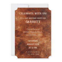 Western Brown Black Cowboy Cowhide