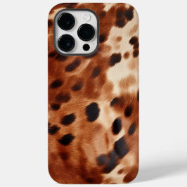 Western Brown Black Cream Cowhide