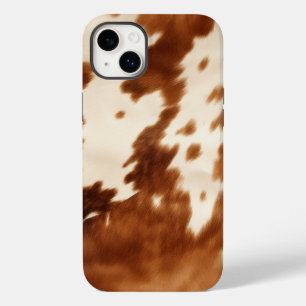 Western Brown Cream Cowhide