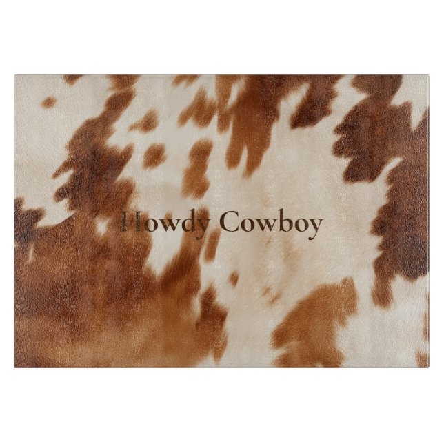 Western Brown Cream Cowhide (Framsidan)
