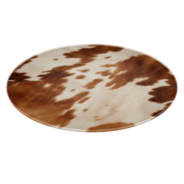 Western Brown Cream Cowhide (Hörn)