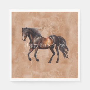 Western Brown Horse Pappersservett