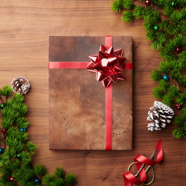 Western Brown Howdy Cowboy Brown Presentpapper (Julgåva)