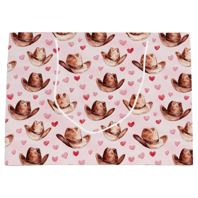 Western Brown Rosa Cowgirl Hats Hearts Birthday (Framsidan)