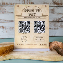 Western brun 2 QR-kod sydlig genomsökning för att Poster