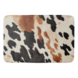 Western bruna Cream Animal Cowhide Badrumsmatta