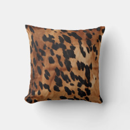 Western bruna kowhide kudde